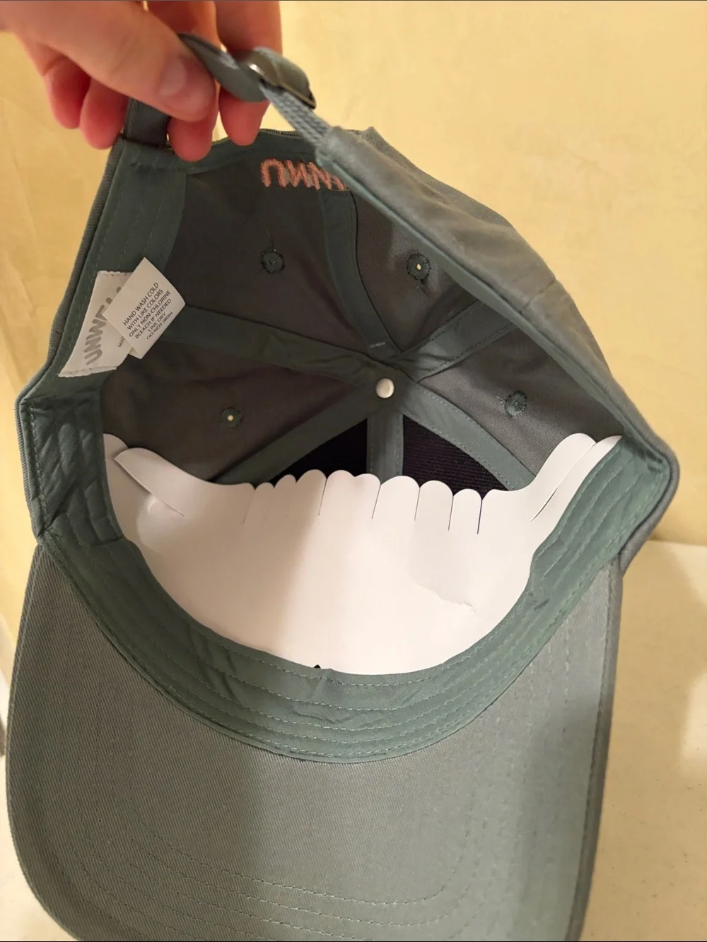 Unwell Apparel Gray Baseball Cap with Pink Star Accents